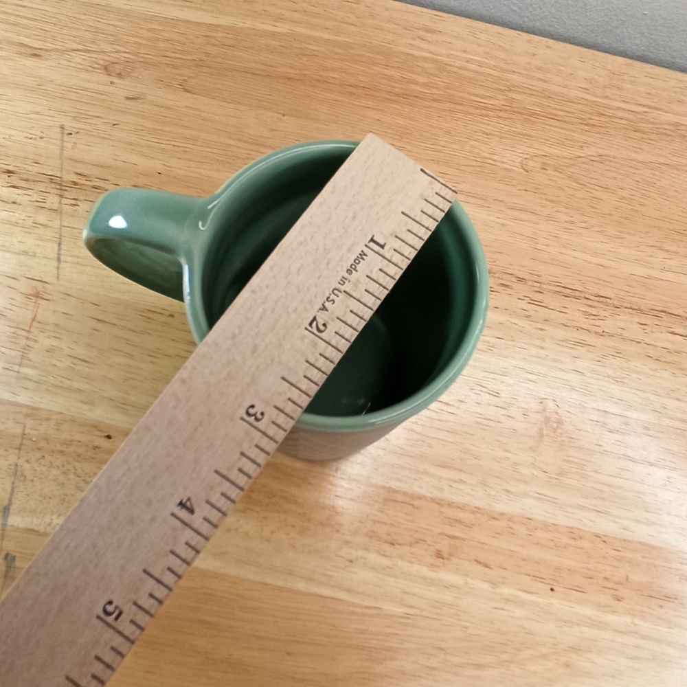 Starbucks Mug Mint Green Geometric Triangle Ceramic Coffee 12 Oz/ 355ml - Picture 3 of 6